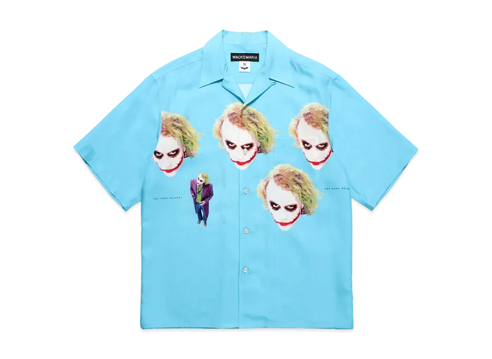 WACKO MARIA x The Dark Knight Trilogy Hawaiian Shirt "Blue"