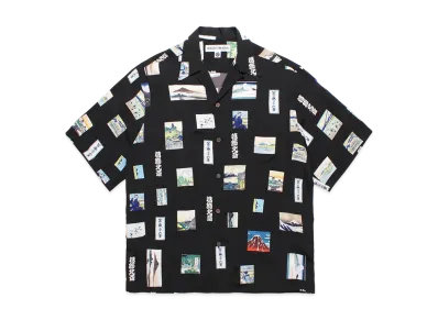 WACKO MARIA x Katsushika Hokusai Hawaiian Shirt "Black"