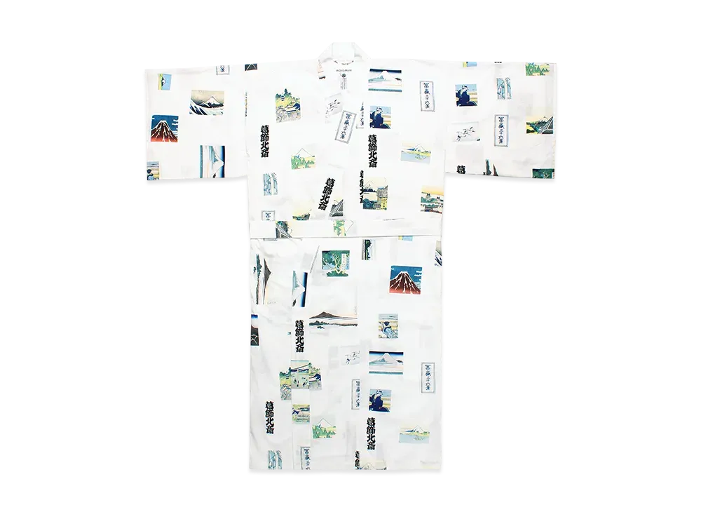 WACKO MARIA x Katsushika Hokusai Yukata "White"