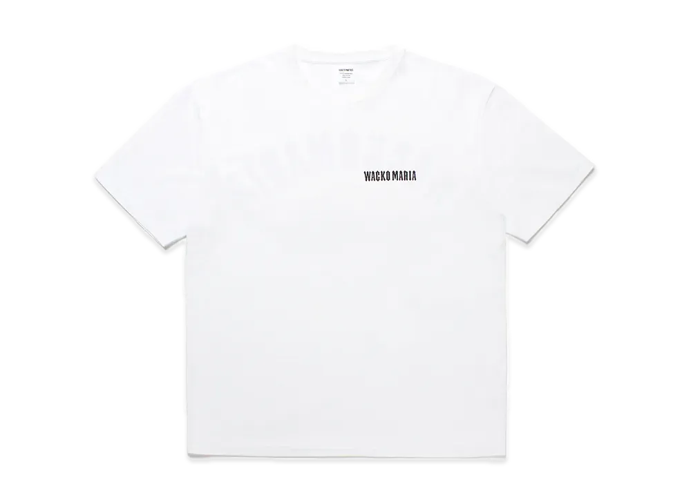 WACKO MARIA Washed Heavy Weight T-Shirt "White"