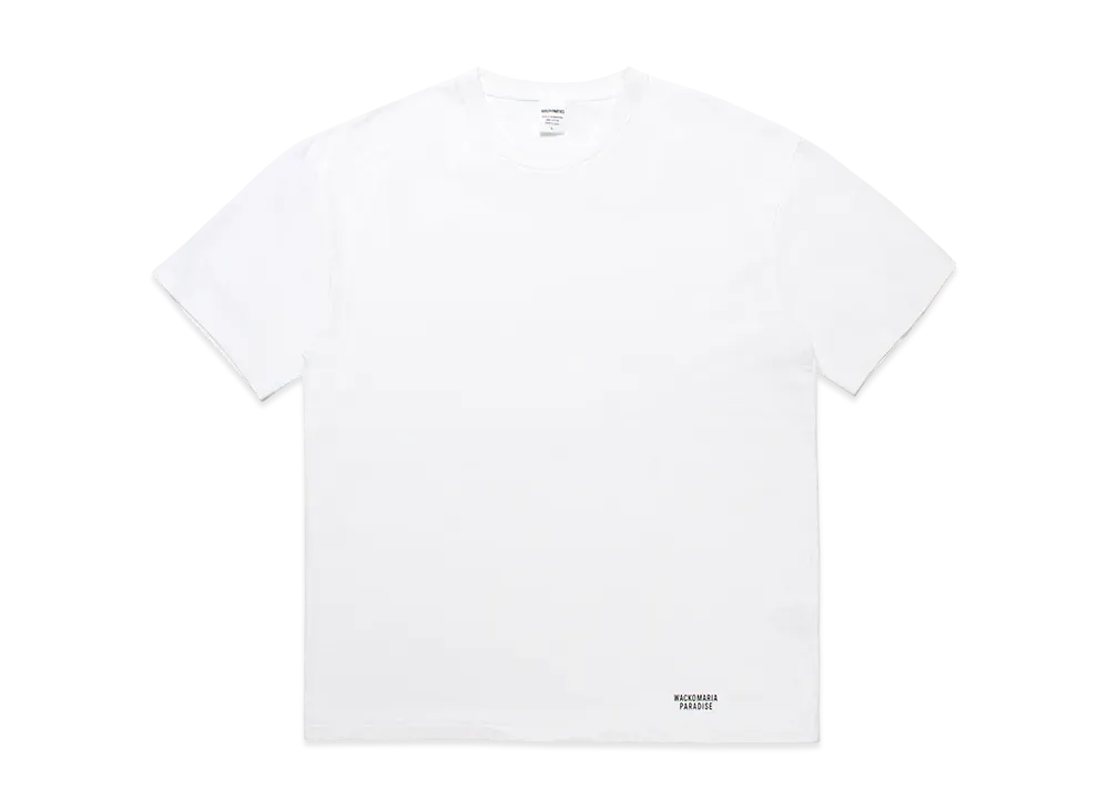WACKO MARIA Washed Heavy Weight Color T-Shirt "White"