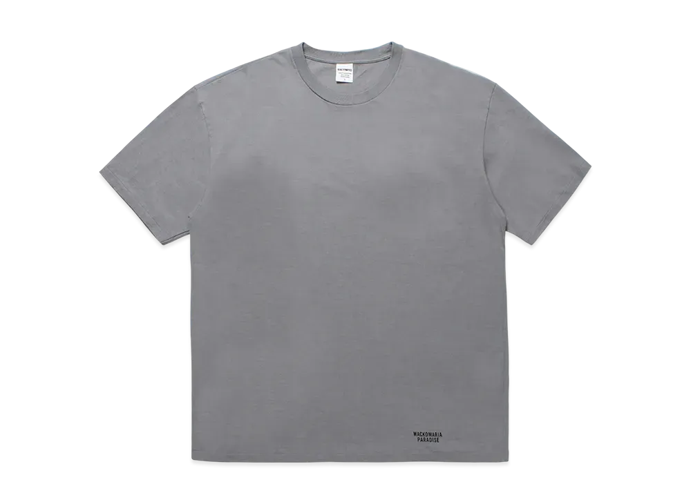 WACKO MARIA Washed Heavy Weight Color T-Shirt "Gray"