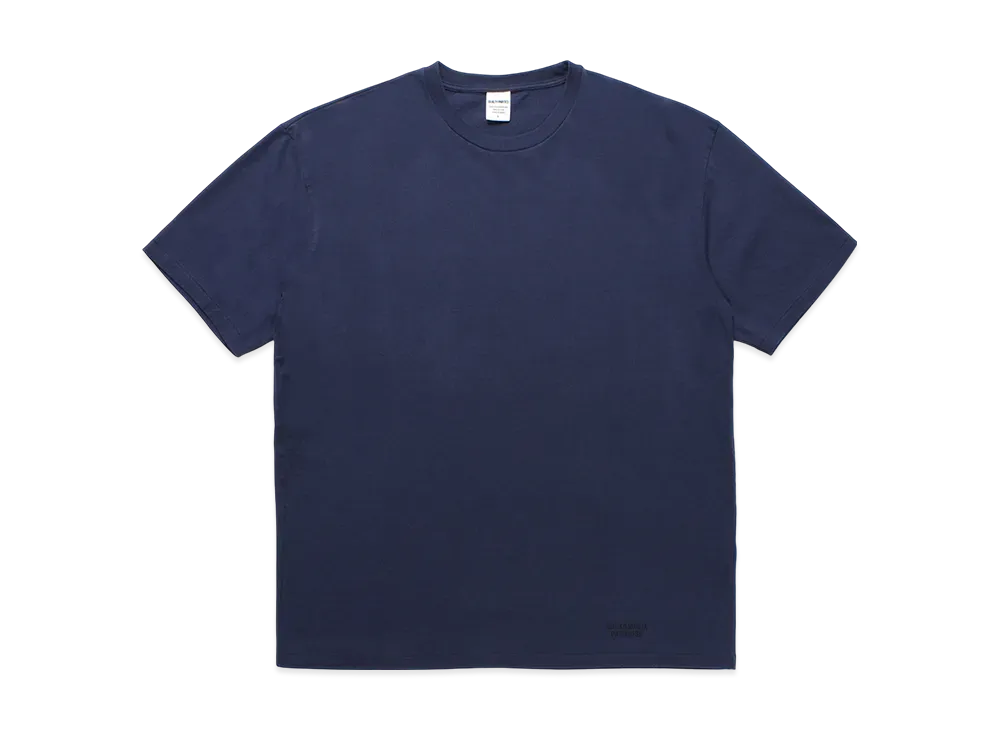WACKO MARIA Washed Heavy Weight Color T-Shirt "Navy"