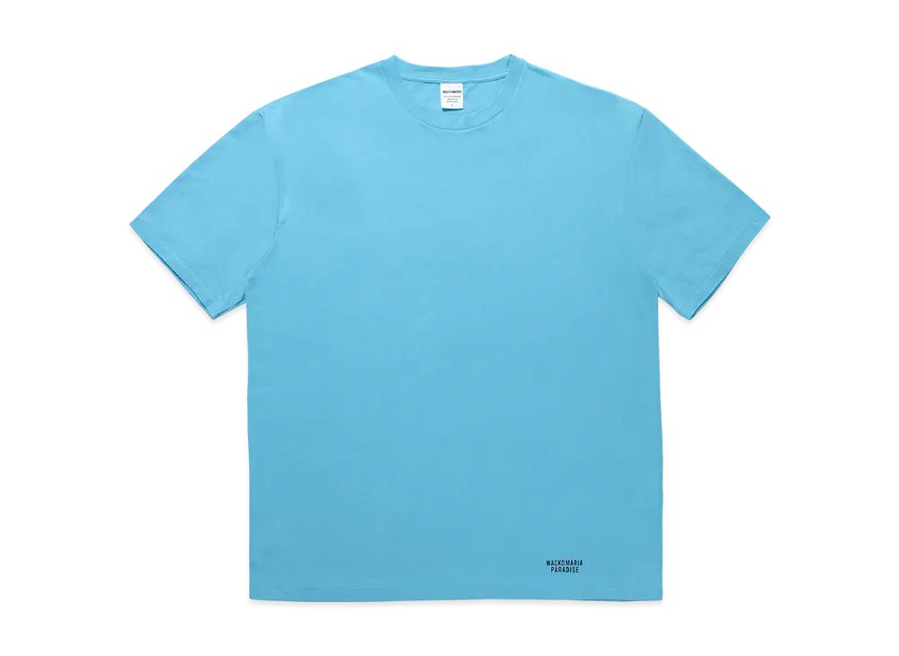 WACKO MARIA Washed Heavy Weight Color T-Shirt "Blue"