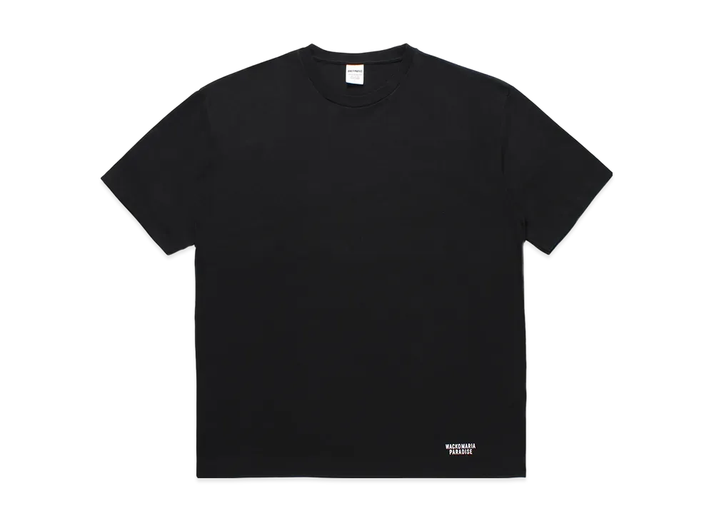 WACKO MARIA Washed Heavy Weight Color T-Shirt "Black"