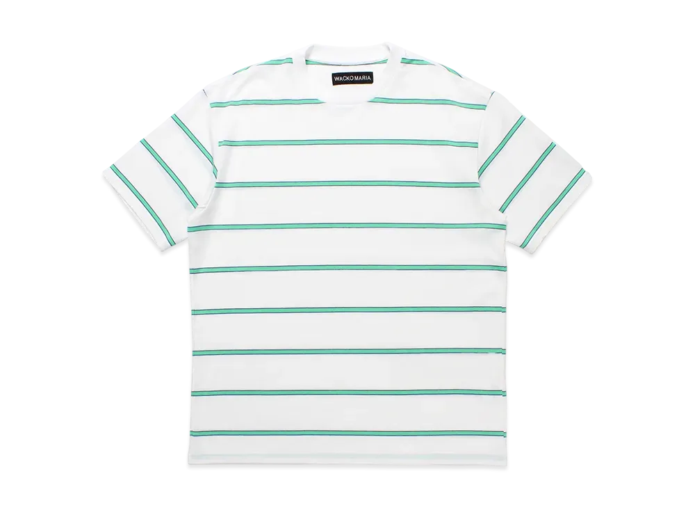 WACKO MARIA Striped T-Shirt "Off White"