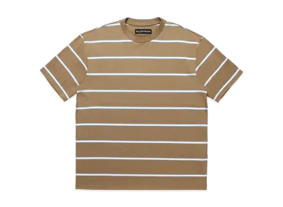 WACKO MARIA Striped T-Shirt "Brown"