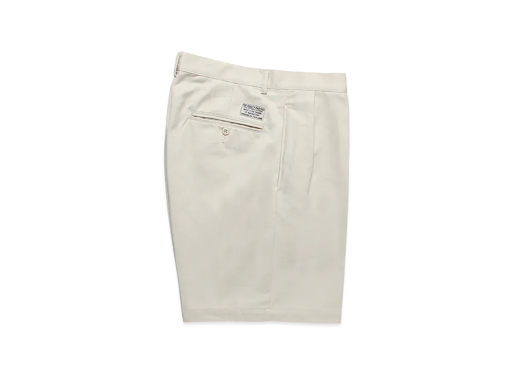 WACKO MARIA Double Pleated Chino Short Trousers "Light Beige"