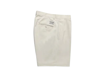 WACKO MARIA Double Pleated Chino Short Trousers "Light Beige"