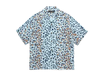 WACKO MARIA Leopard Hawaiian Shirt "Blue"