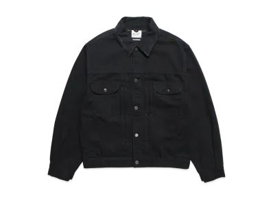 WACKO MARIA x Wrangler Washed Denim Trucker Jacket "Black"