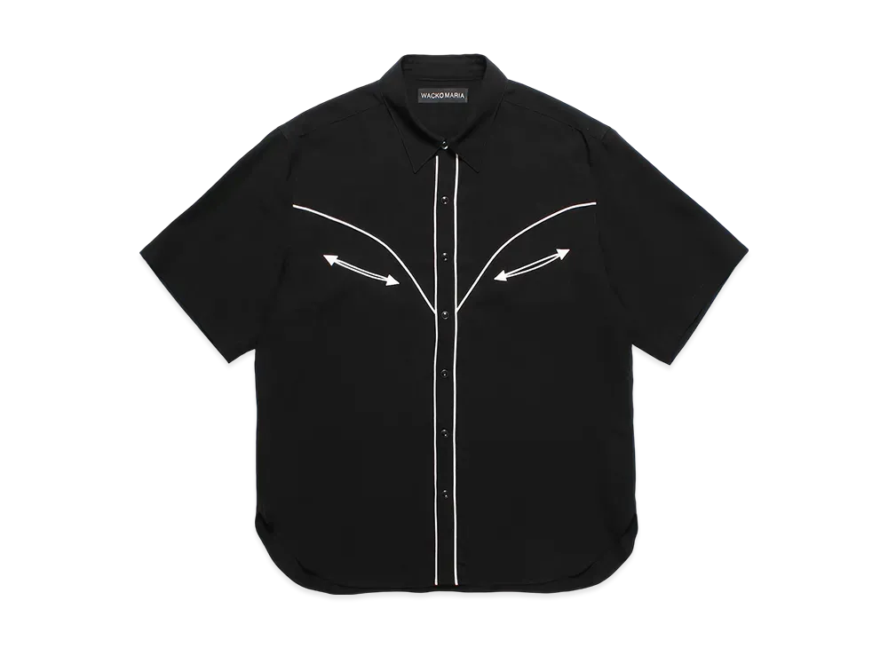 WACKO MARIA Western Shirt "Black/White"