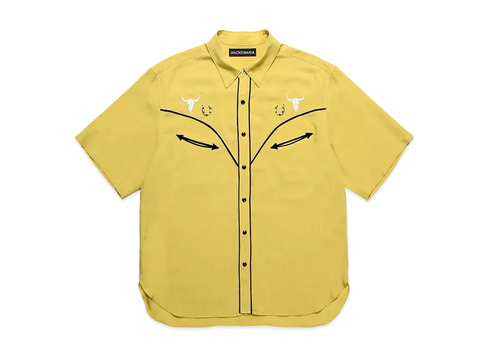 WACKO MARIA Western Shirt "Yellow"