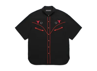 WACKO MARIA Western Shirt "Black/Red"