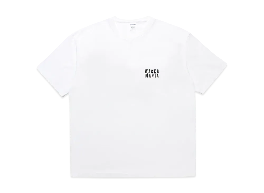 WACKO MARIA Washed Heavy Weight T-Shirt "White"