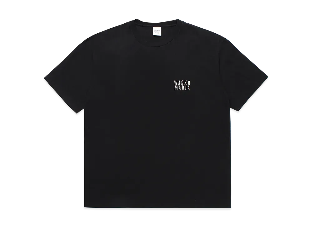 WACKO MARIA Washed Heavy Weight T-Shirt "Black"