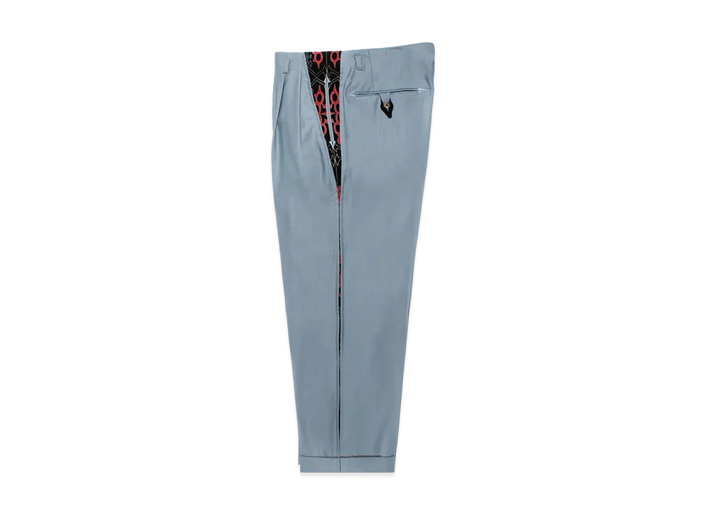 WACKO MARIA x WOLF'S HEAD x Ermenegildo Zegna Rockabilly Pants "Blue"