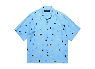 WACKO MARIA Diamond Hawaiian Shirt "Blue"