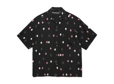WACKO MARIA Diamond Hawaiian Shirt "Black"