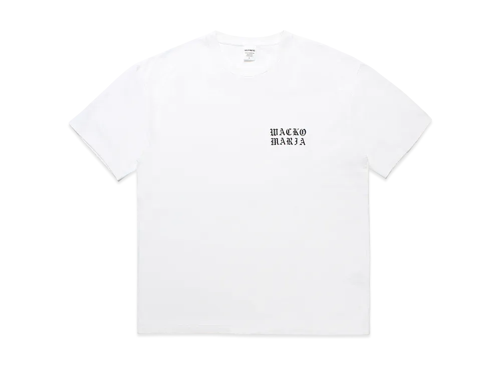 WACKO MARIA Washed Heavy Weight T-Shirt "White"