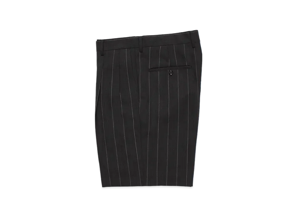 WACKO MARIA Double Pleated Short Trousers "Chrcoal"