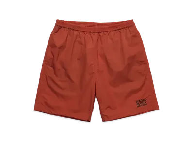 WACKO MARIA Nylon Board Shorts "Orange"