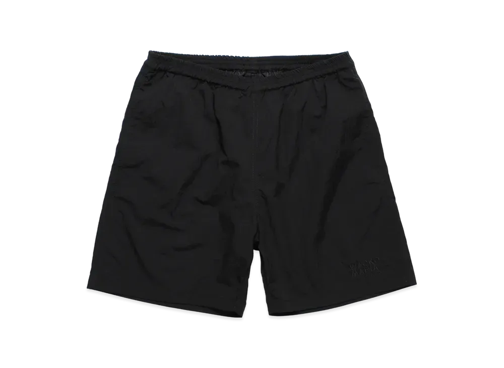 WACKO MARIA Nylon Board Shorts "Black"