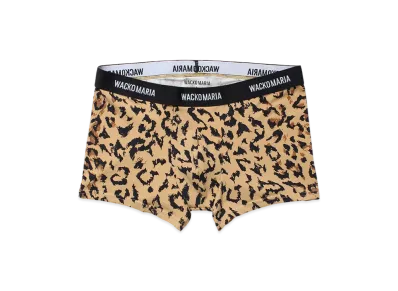 WACKO MARIA Leopard Boxer Briefs "Beige"
