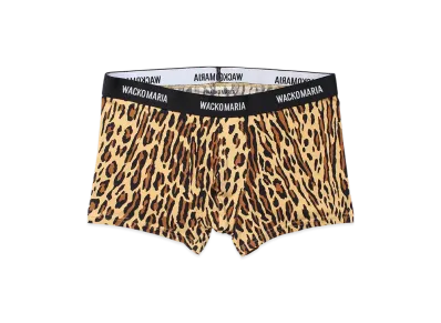 WACKO MARIA Leopard Boxer Briefs "Beige"