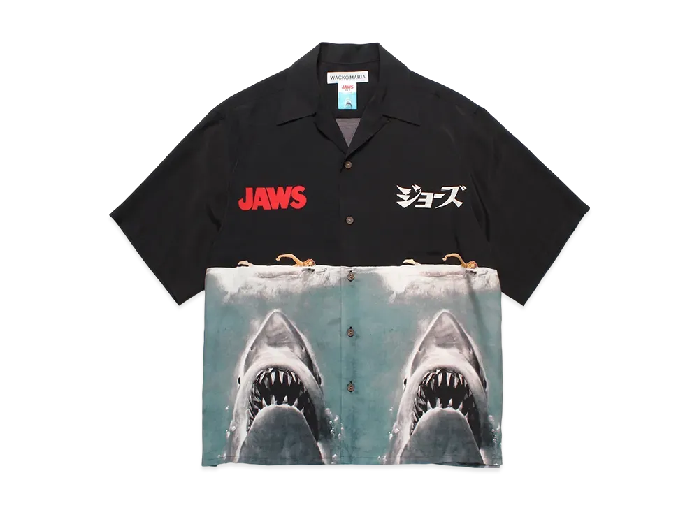ワコマリア　wackomaria ジョーズt Lサイズ JAWS / S/S HAWAIIAN SHIRT｜WACKO MARIA