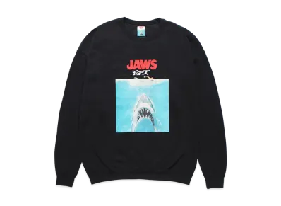 WACKO MARIA x Jaws Sweat Shirt "Black"