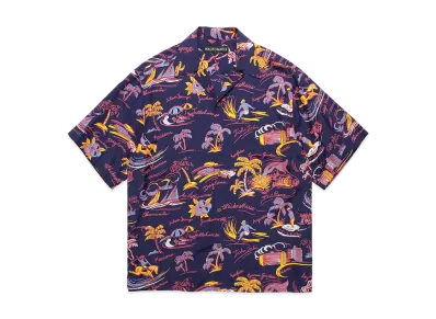 WACKO MARIA Hawaiian Shirt "Navy"