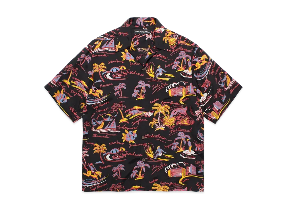 WACKO MARIA Hawaiian Shirt "Black"