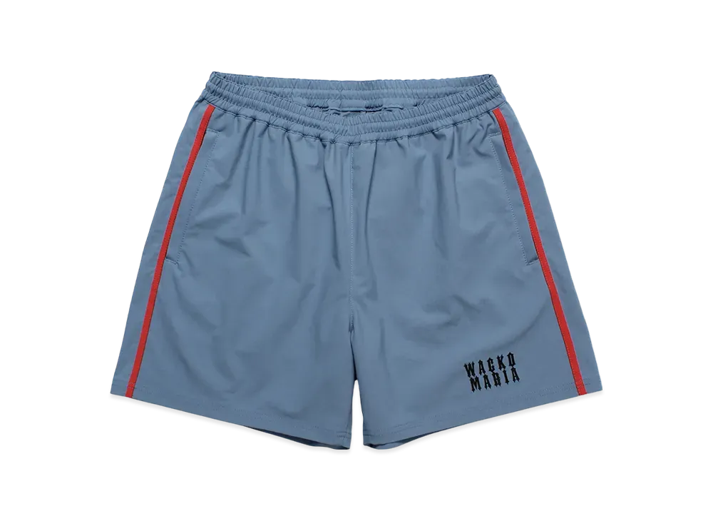 WACKO MARIA Nylon Board Shorts "Blue"