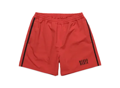 WACKO MARIA Nylon Board Shorts "Red"