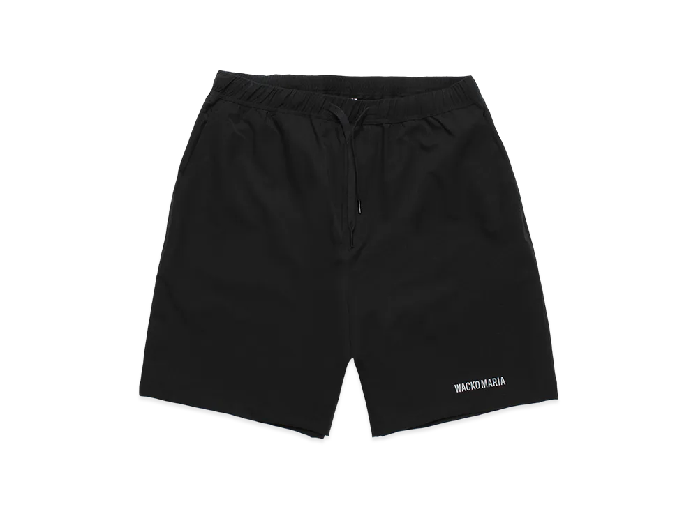 ワコマリア WACKO MARIA チノ ショーツ　ブラック DOUBLE PLEATED CHINO SHORT TROUSERS チノショーツ-ワコマリア