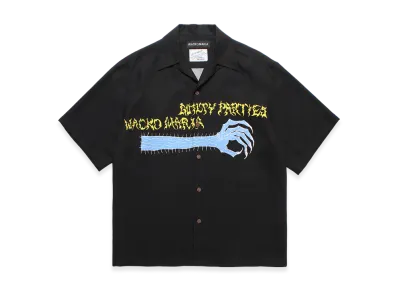 WACKO MARIA x Neckface Hawaiian Shirt "Black"