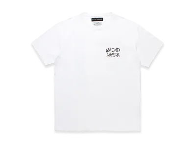 WACKO MARIA x Neckface Washed Heavy Weight Color T-Shirt "White"