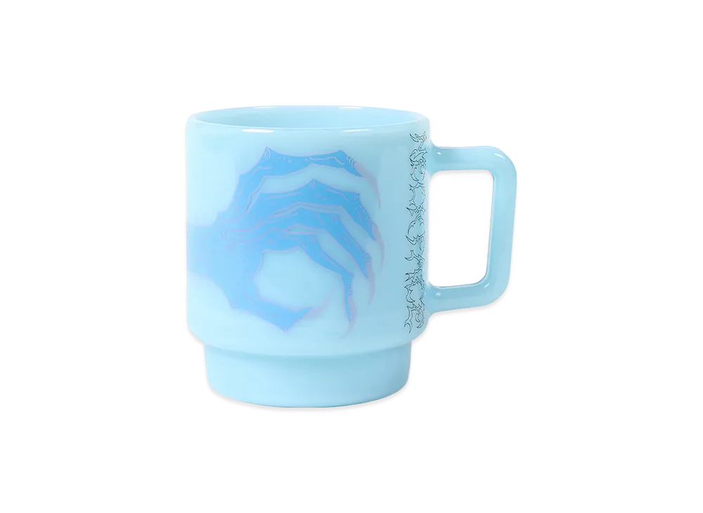 WACKO MARIA x Neckface Milk Glass Mug "Blue"