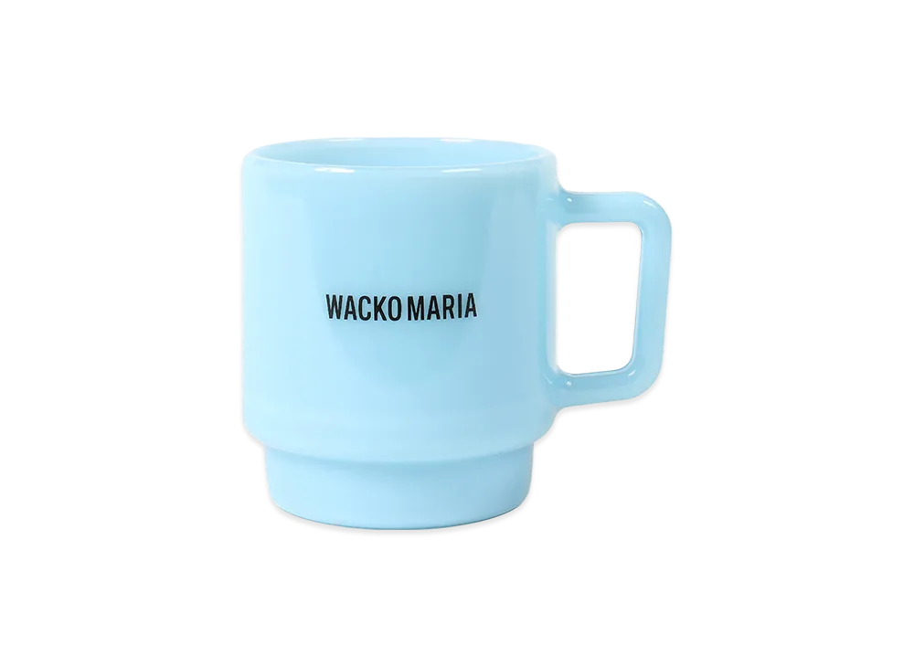 WACKO MARIA Milk Glass Mug "Blue"