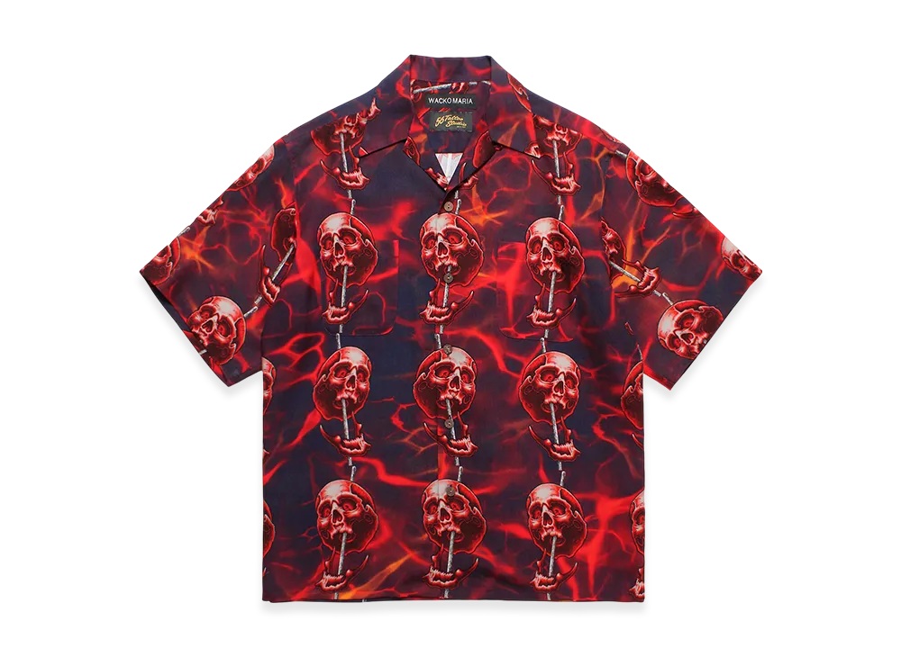 WACKO MARIA x 56 Tattoo Studio Hawaiian Shirt 