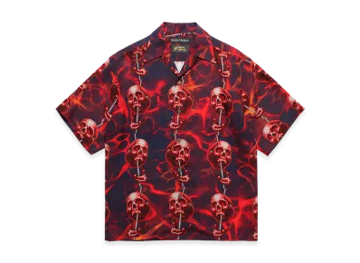 WACKO MARIA x 56 Tattoo Studio Hawaiian Shirt "Navy"