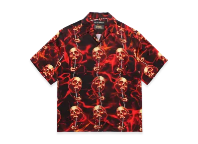 WACKO MARIA x 56 Tattoo Studio Hawaiian Shirt "Black"