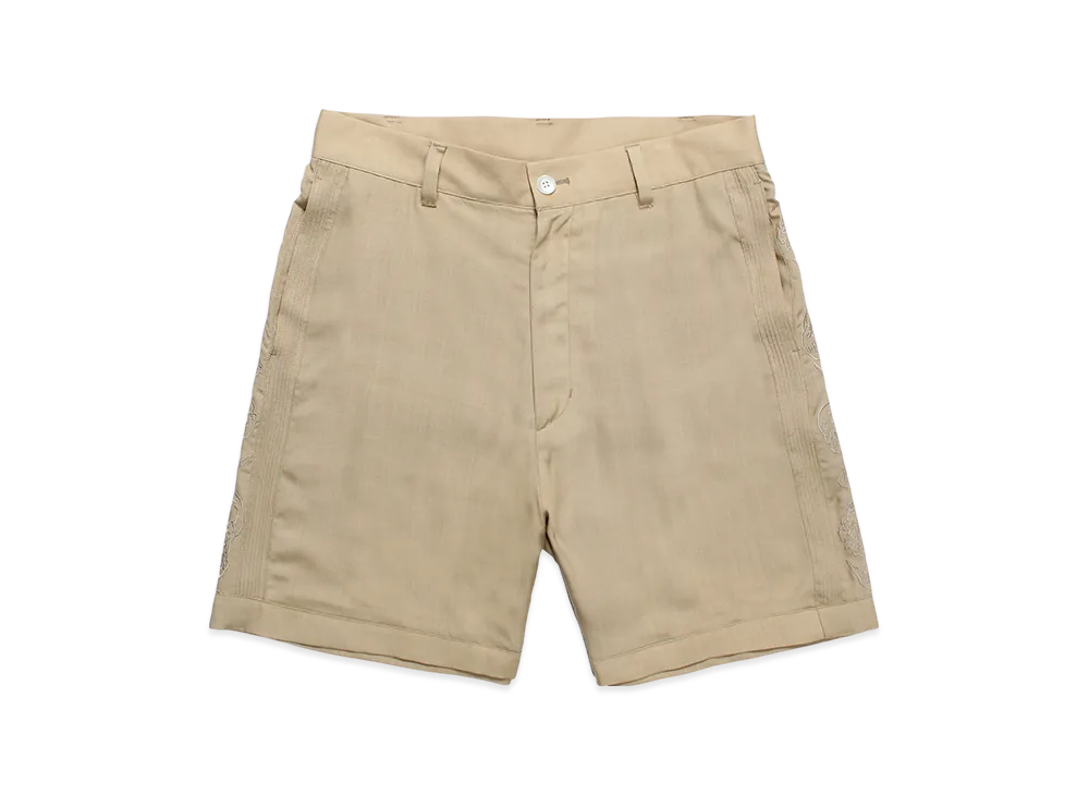 WACKO MARIA x 56 Tattoo Studio Cuba Shorts "Beige"