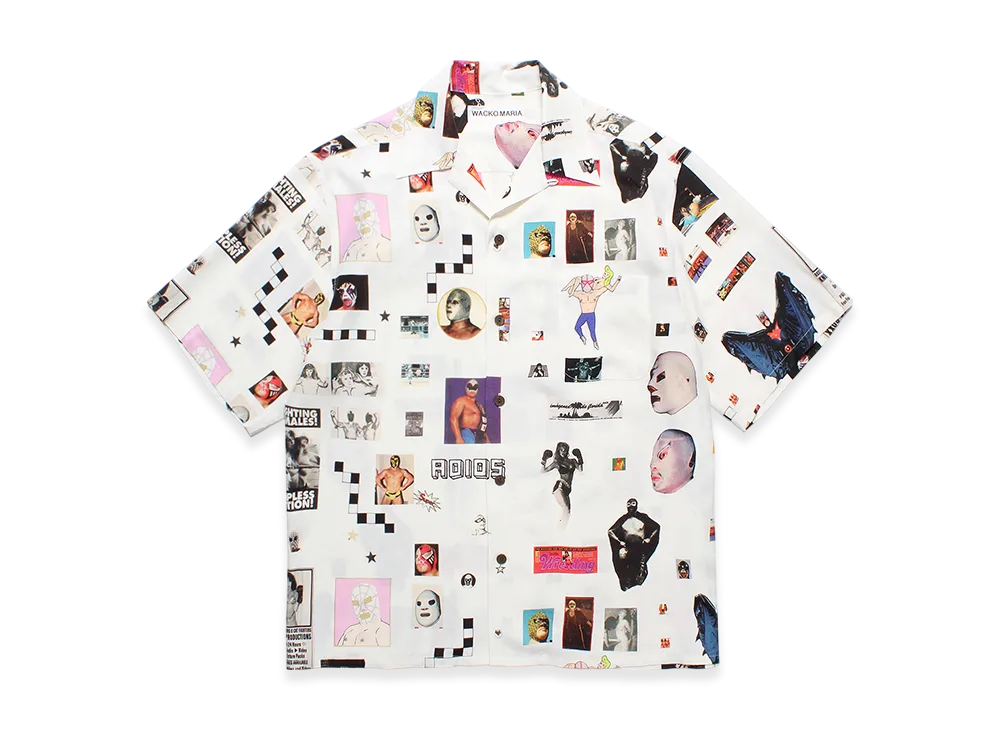 WACKO MARIA Hawaiian Shirt "White"