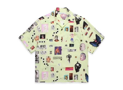 WACKO MARIA Hawaiian Shirt "Lime"