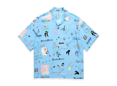 WACKO MARIA Hawaiian Shirt "Blue"