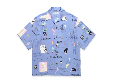 WACKO MARIA Hawaiian Shirt "Purple"