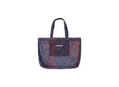 WACKO MARIA x Speak Easy Leopard Mesh Tote Bag "Blue"
