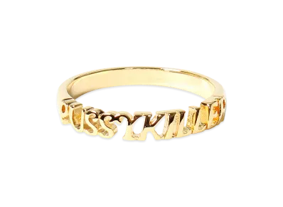 WACKO MARIA Pussy Killer Ring "Gold"